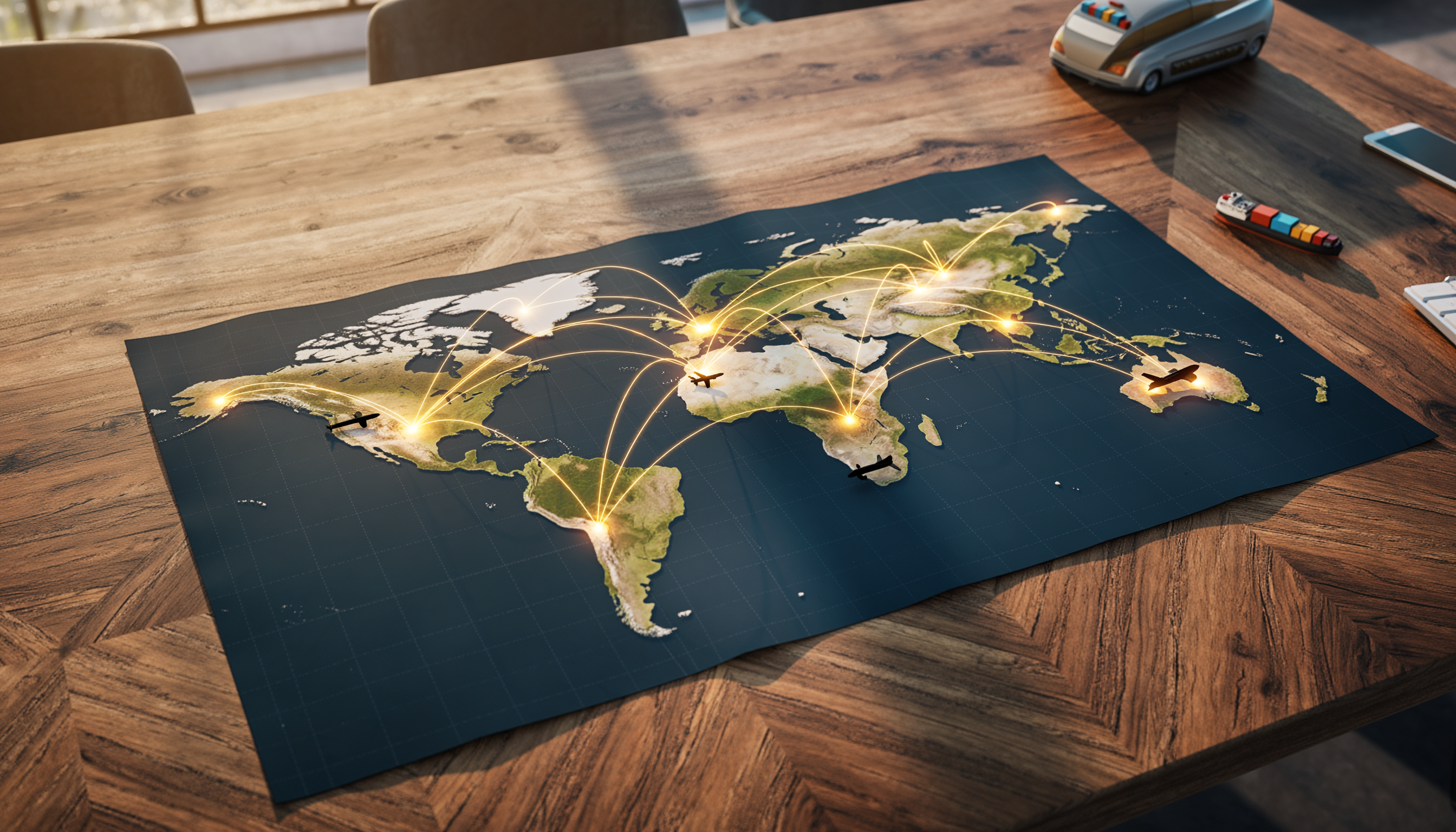 Global Supply Chain Map